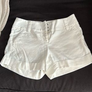 Express white shorts size 0